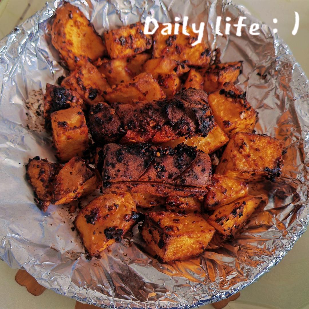 空气炸锅版烤薯角（烤土豆）