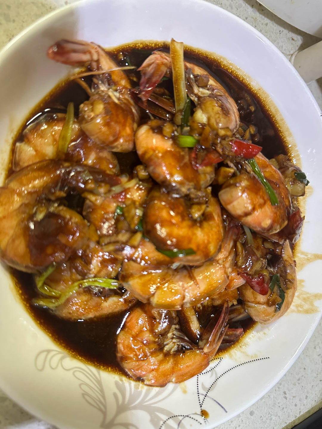 家庭版油焖大虾