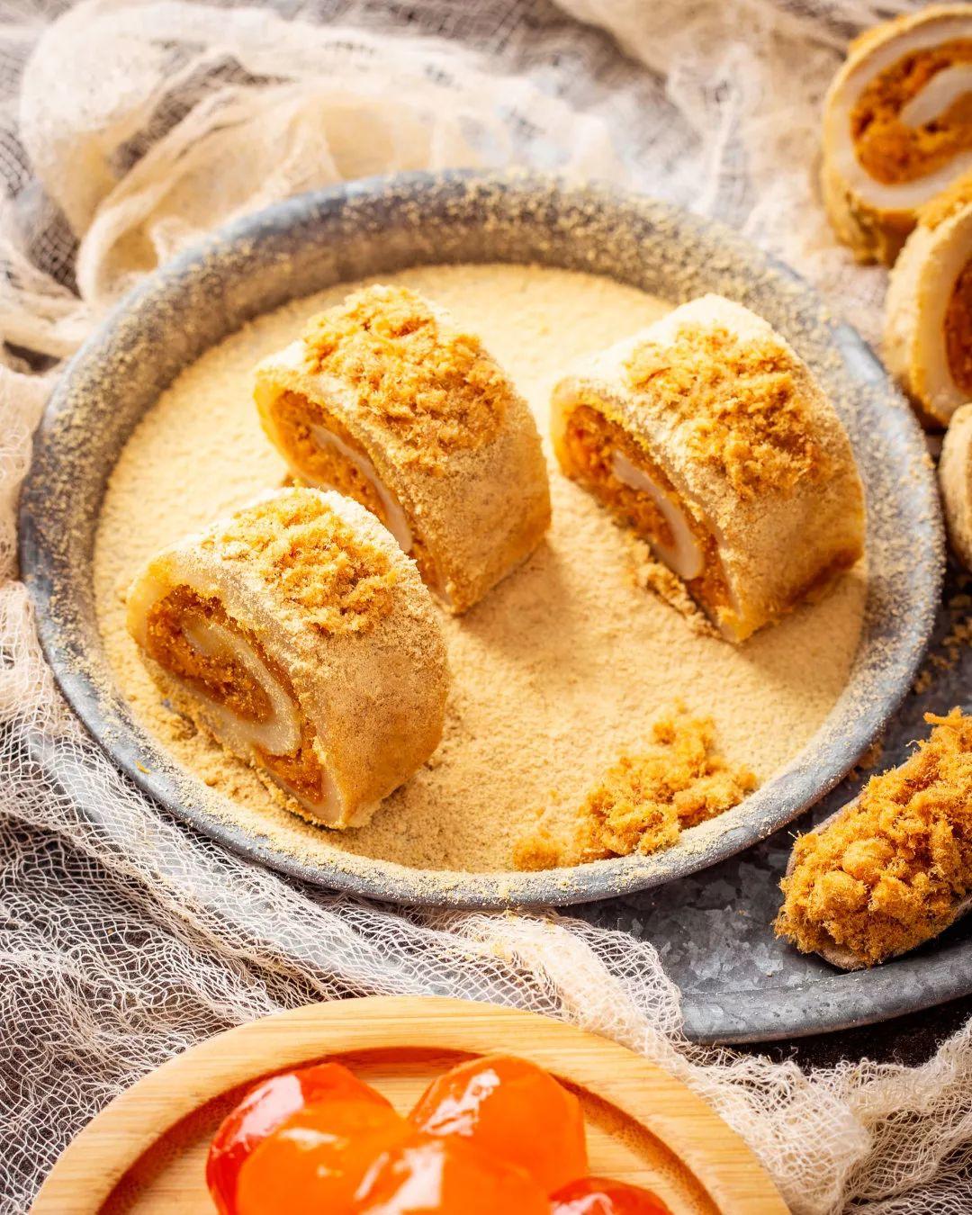 儿~传统红豆沙&网红蛋黄肉松的做法步骤图】贝壳烘焙bakrs_下厨房