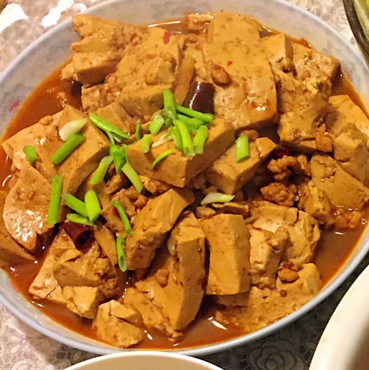 家常红烧肉末豆腐