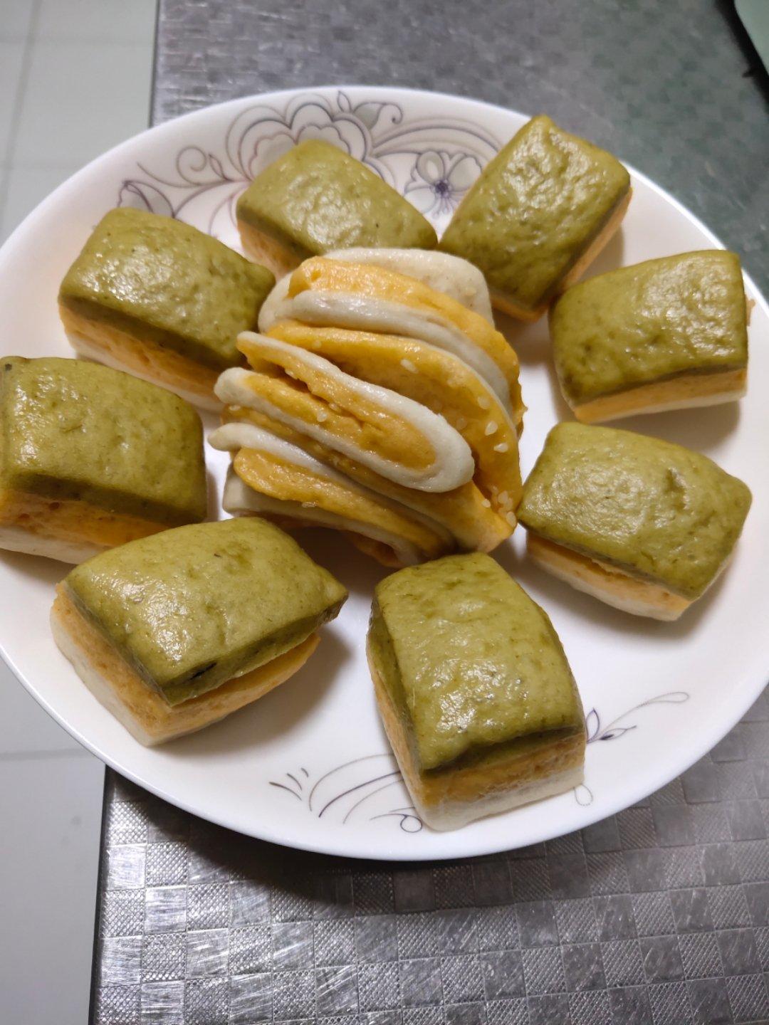 儿童辅食—彩色小馒头