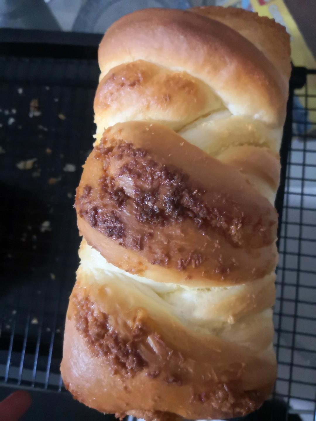 椰蓉满满吐司！幸福的味道。