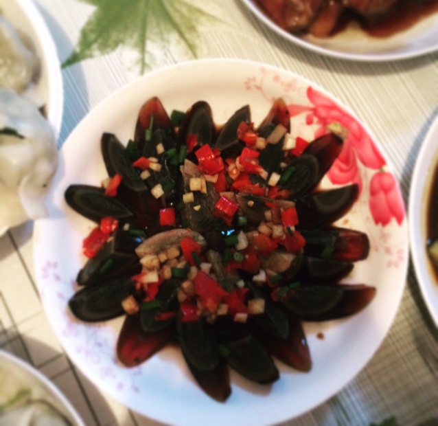 凉拌皮蛋