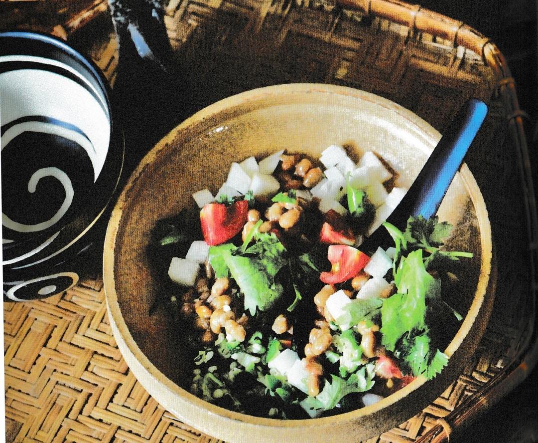 【深夜食堂】黏黏菜~异国风味~的做法 步骤2