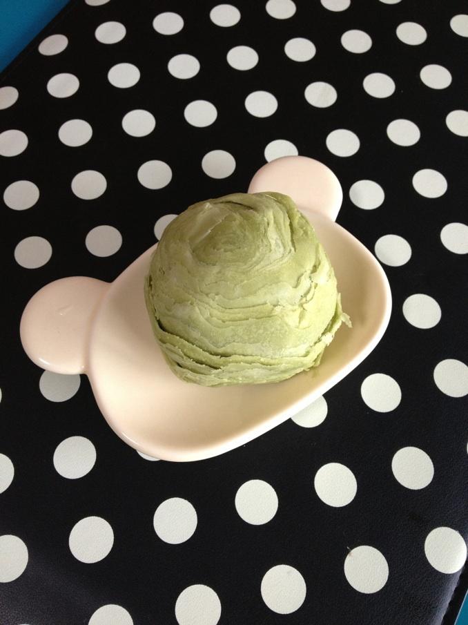 小球藻抹茶豆沙酥的做法