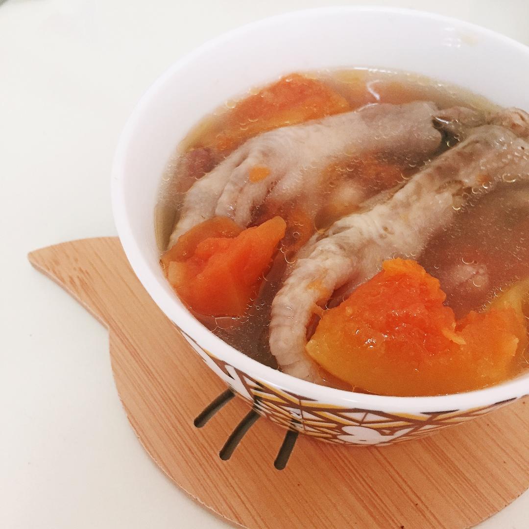 花生木瓜鸡脚汤