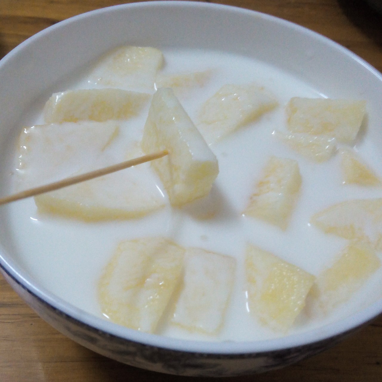 酸奶拌苹果