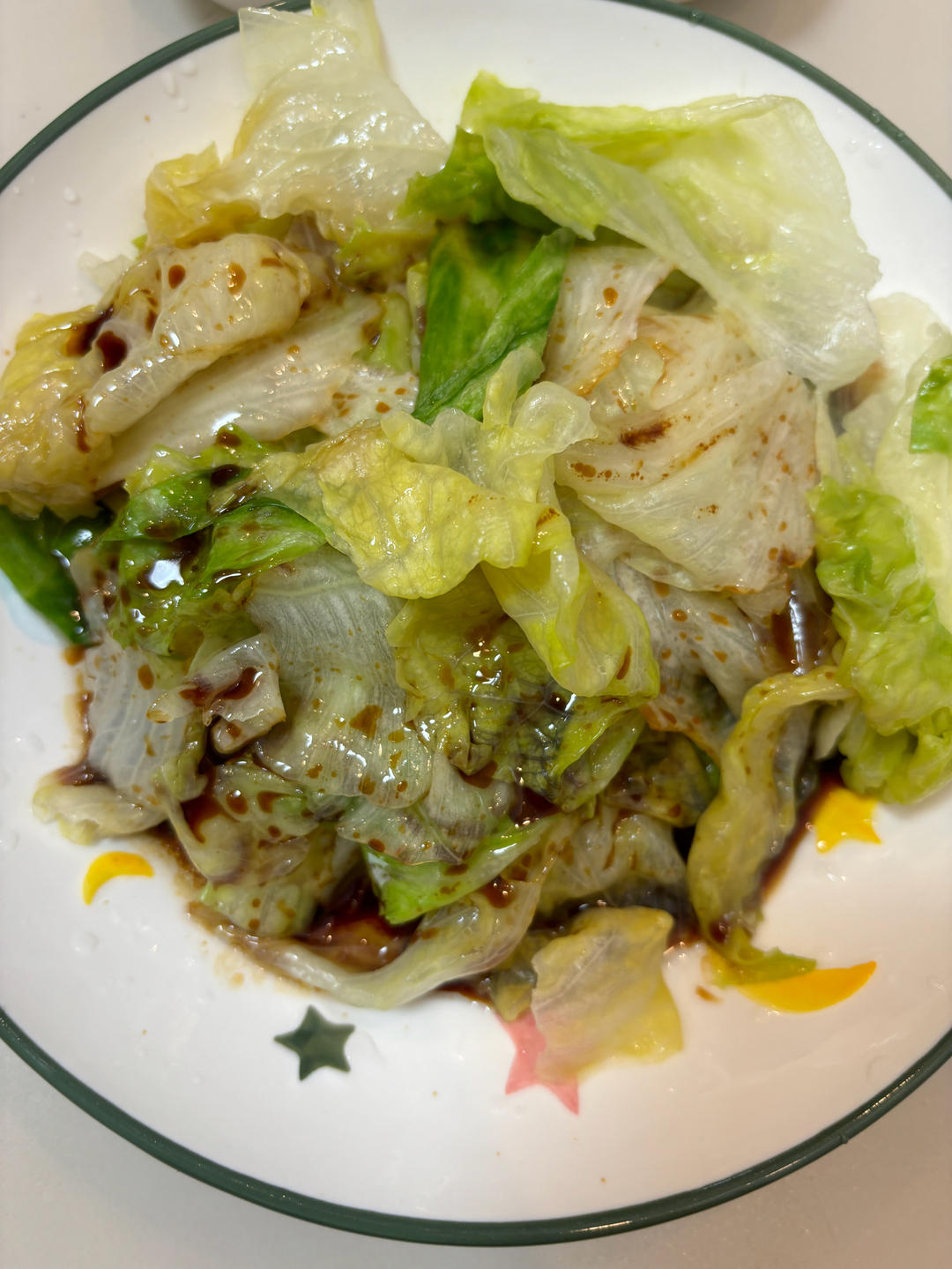 白灼西生菜
