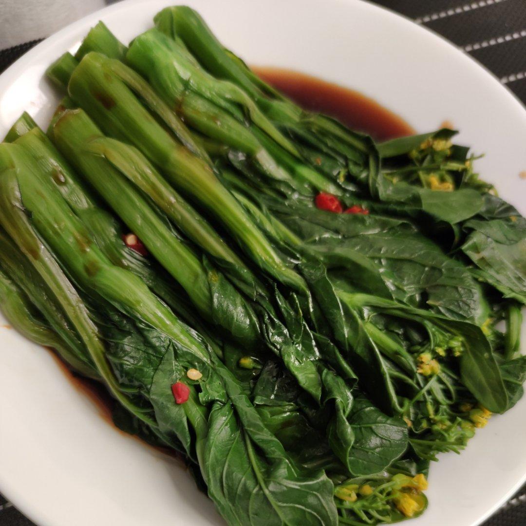 快手菜：白灼菜心