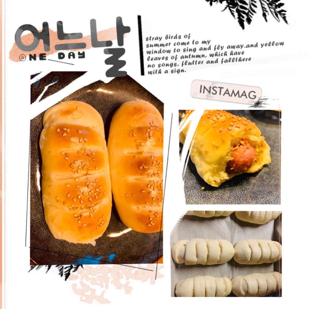 肉松肠仔包