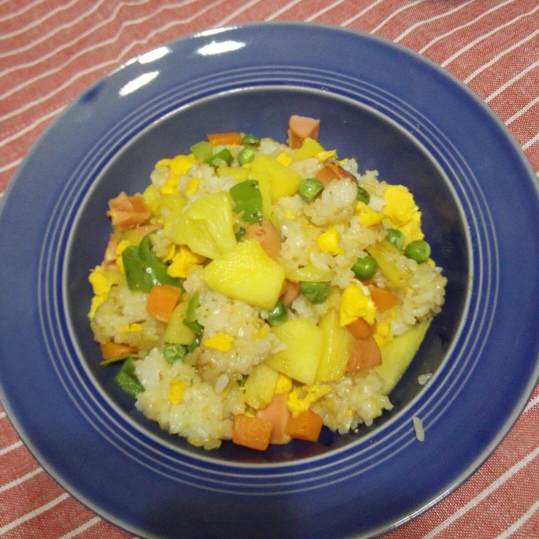 培根菠萝饭