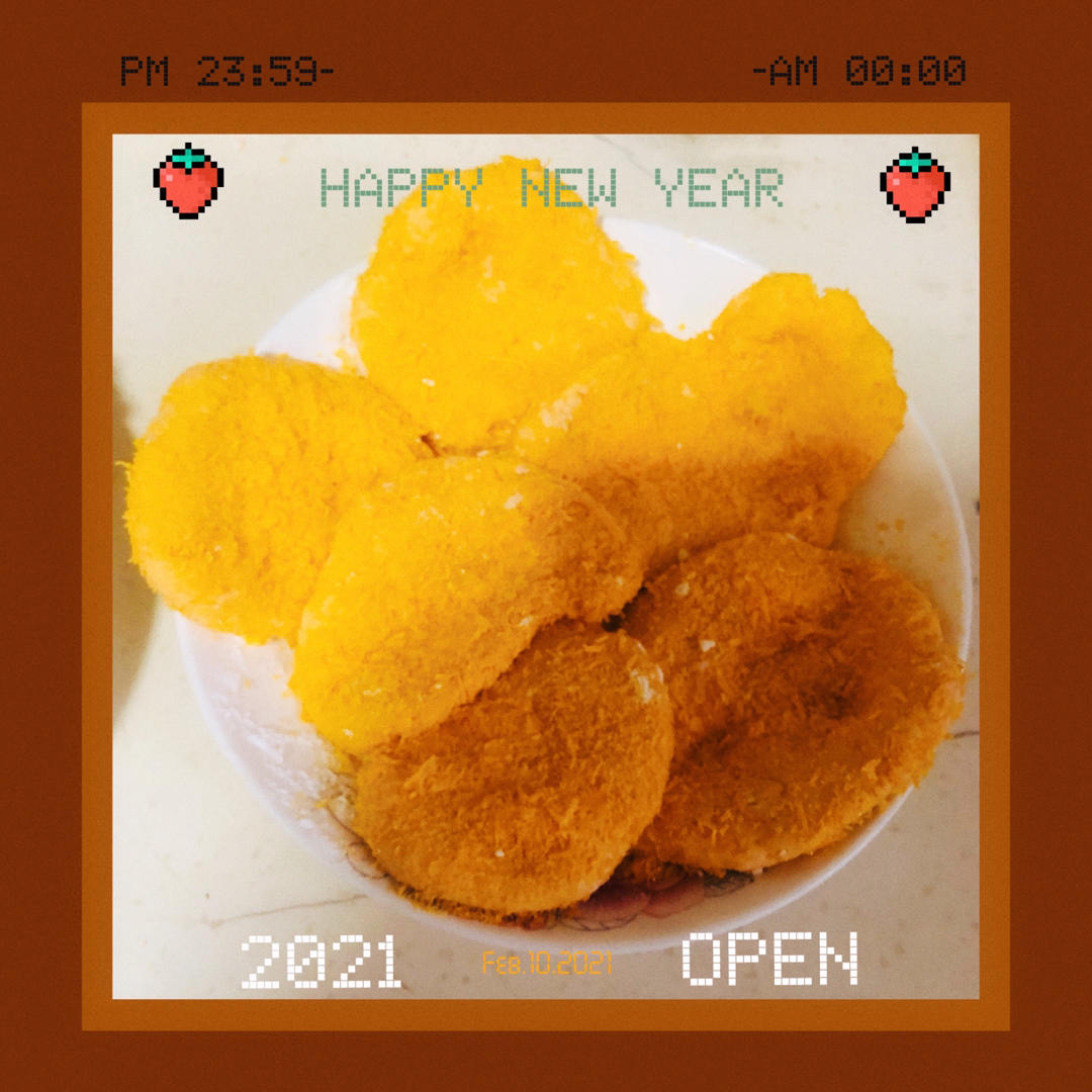 不会变形的南瓜饼