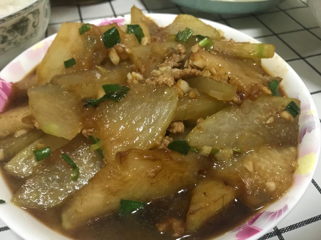 肉末炒冬瓜(超下饭)