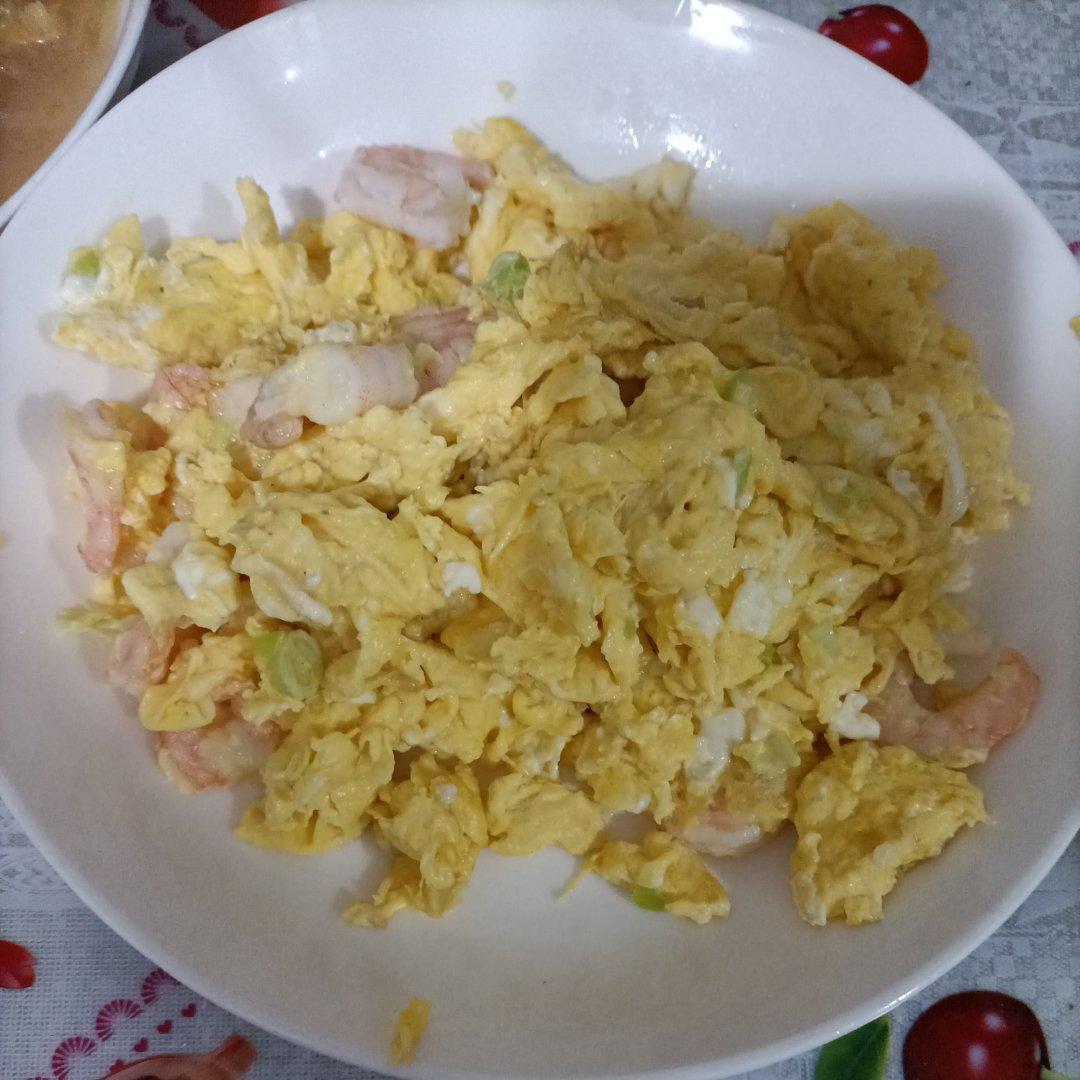 虾仁滑炒鸡蛋