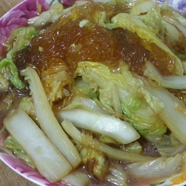 白菜炒粉丝