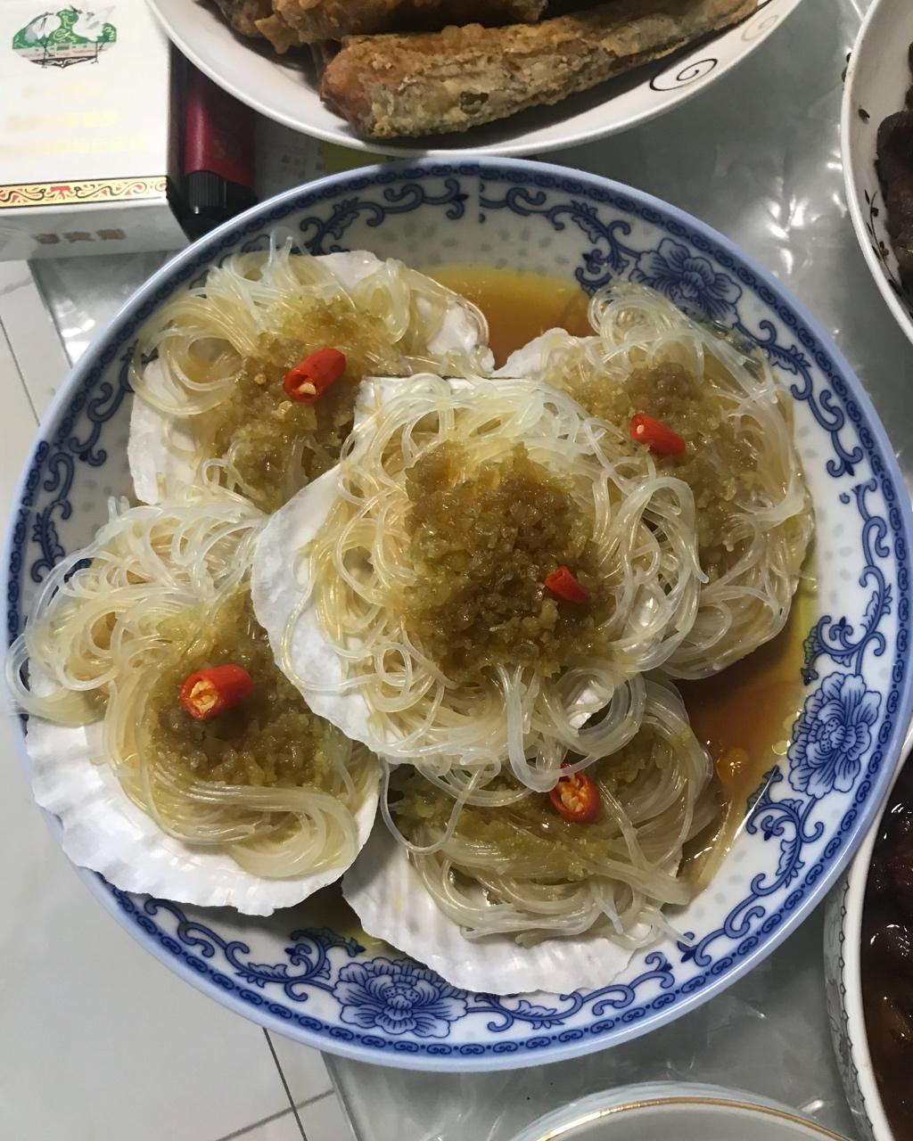 蒜蓉粉丝蒸扇贝