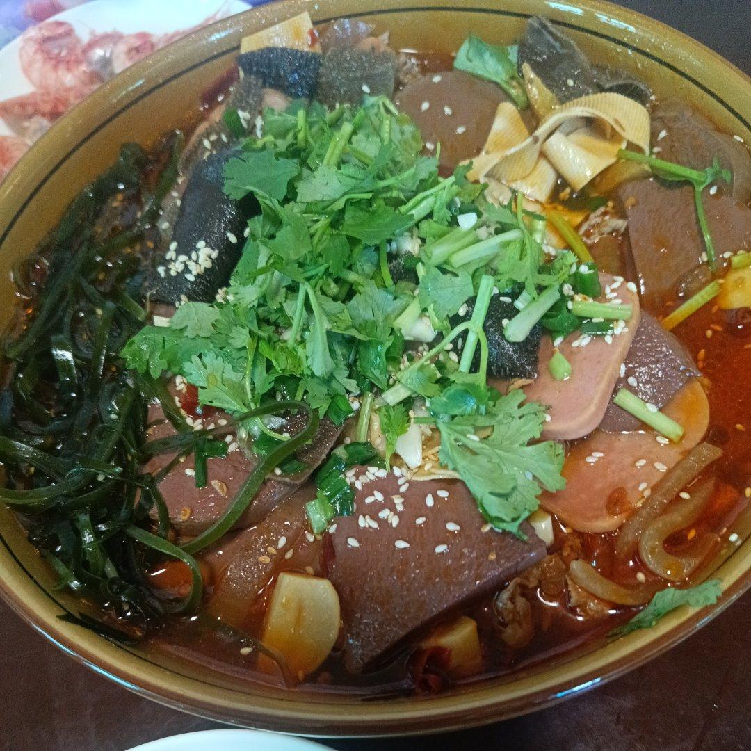 简单家庭版毛血旺