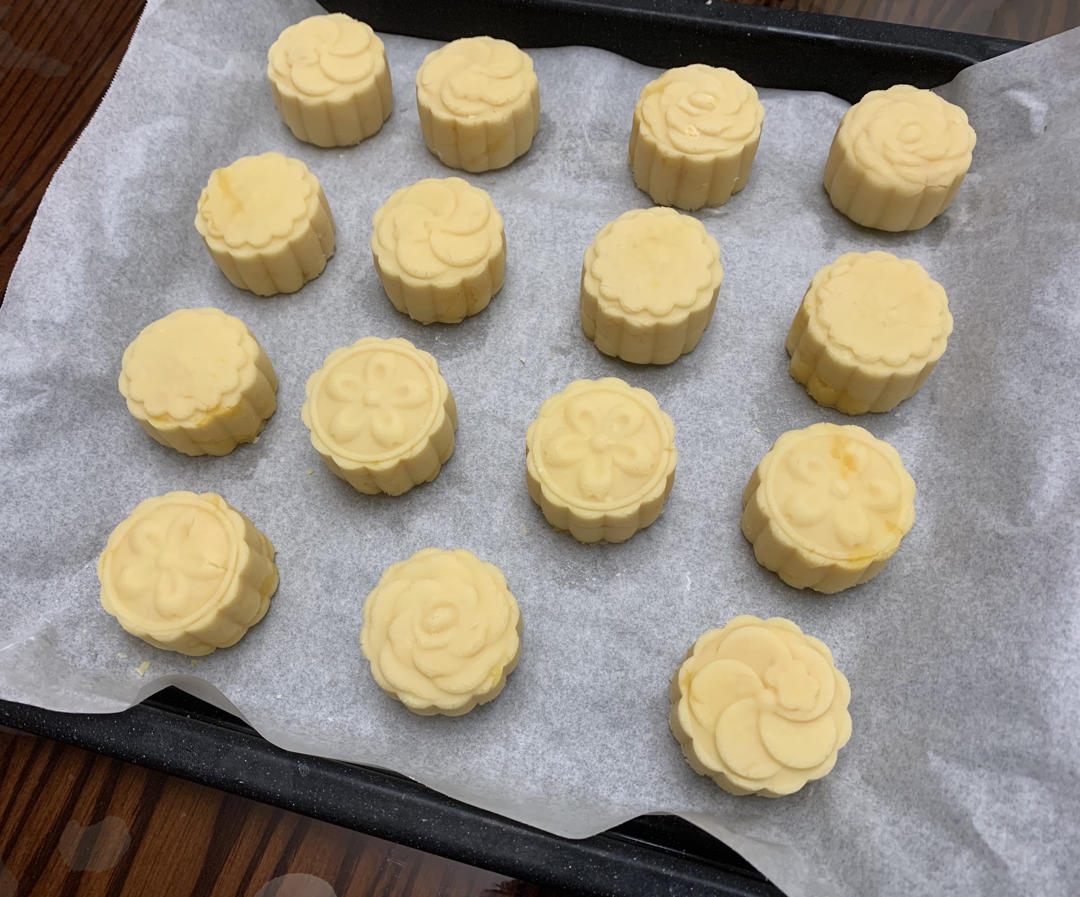 流心奶黄月饼（无吉士粉/转化糖浆版本）【曼食慢语】