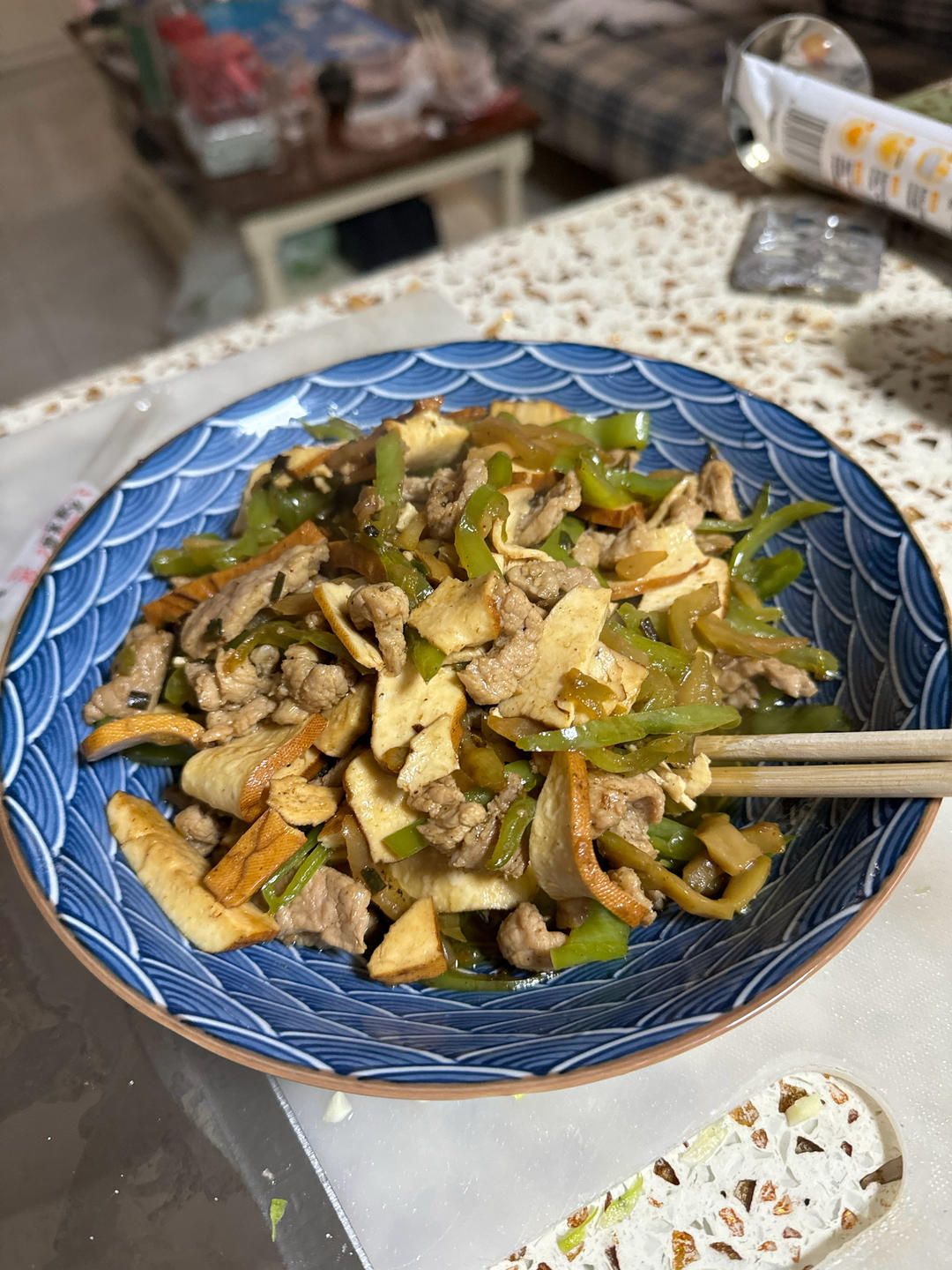 豆干炒肉丝