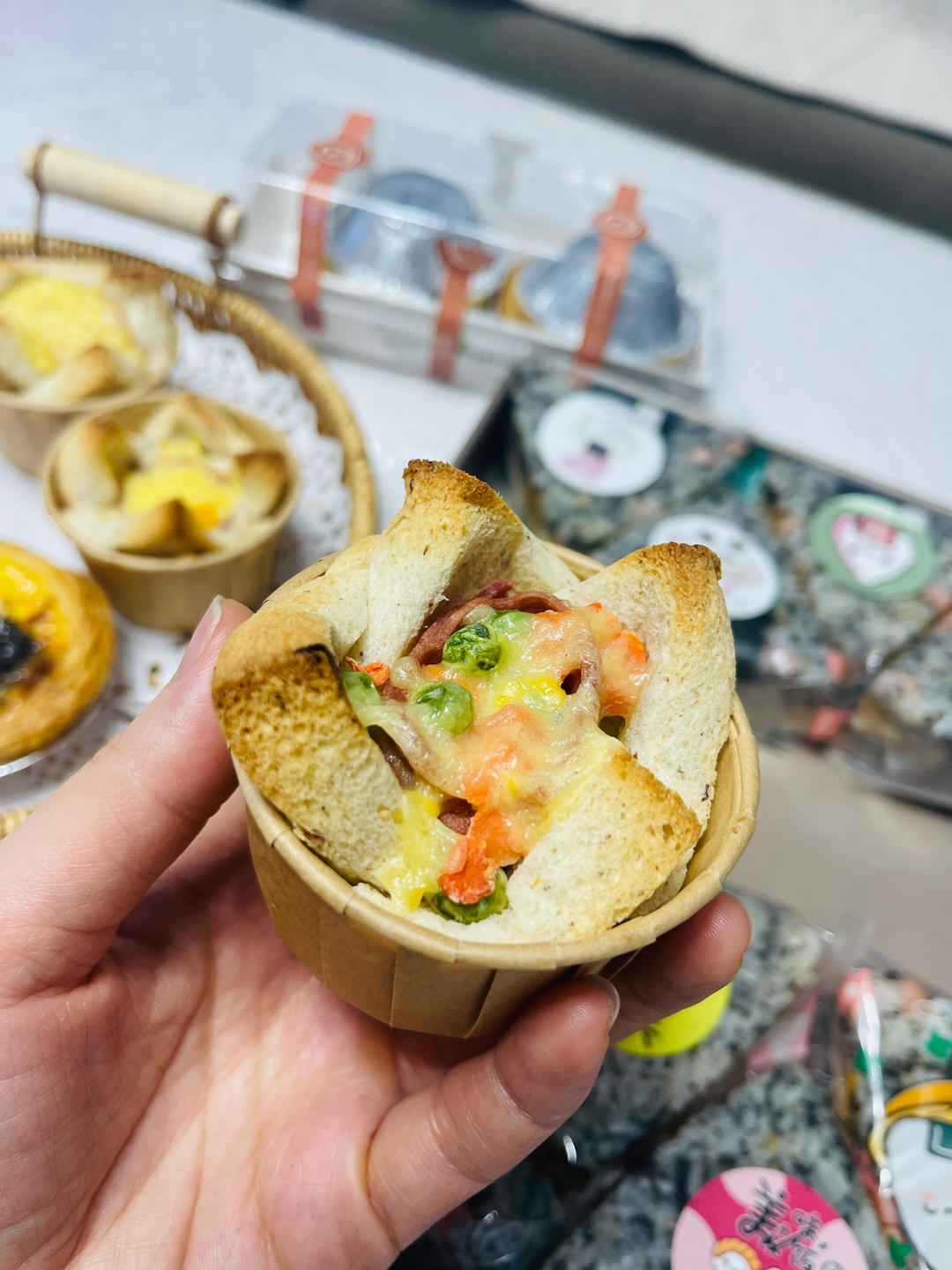 培根鸡蛋吐司杯