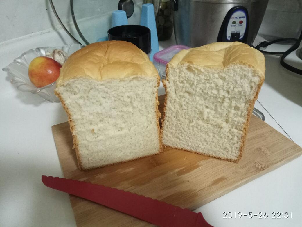 纯奶手撕吐司的做法 步骤1