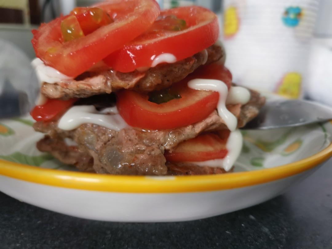 超详细汉堡牛肉饼｜附自制汉堡搭配#Healthymeals#减脂必撸16