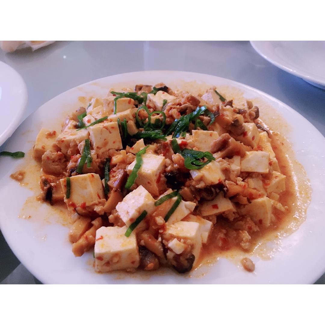蒜香肉末烧豆腐
