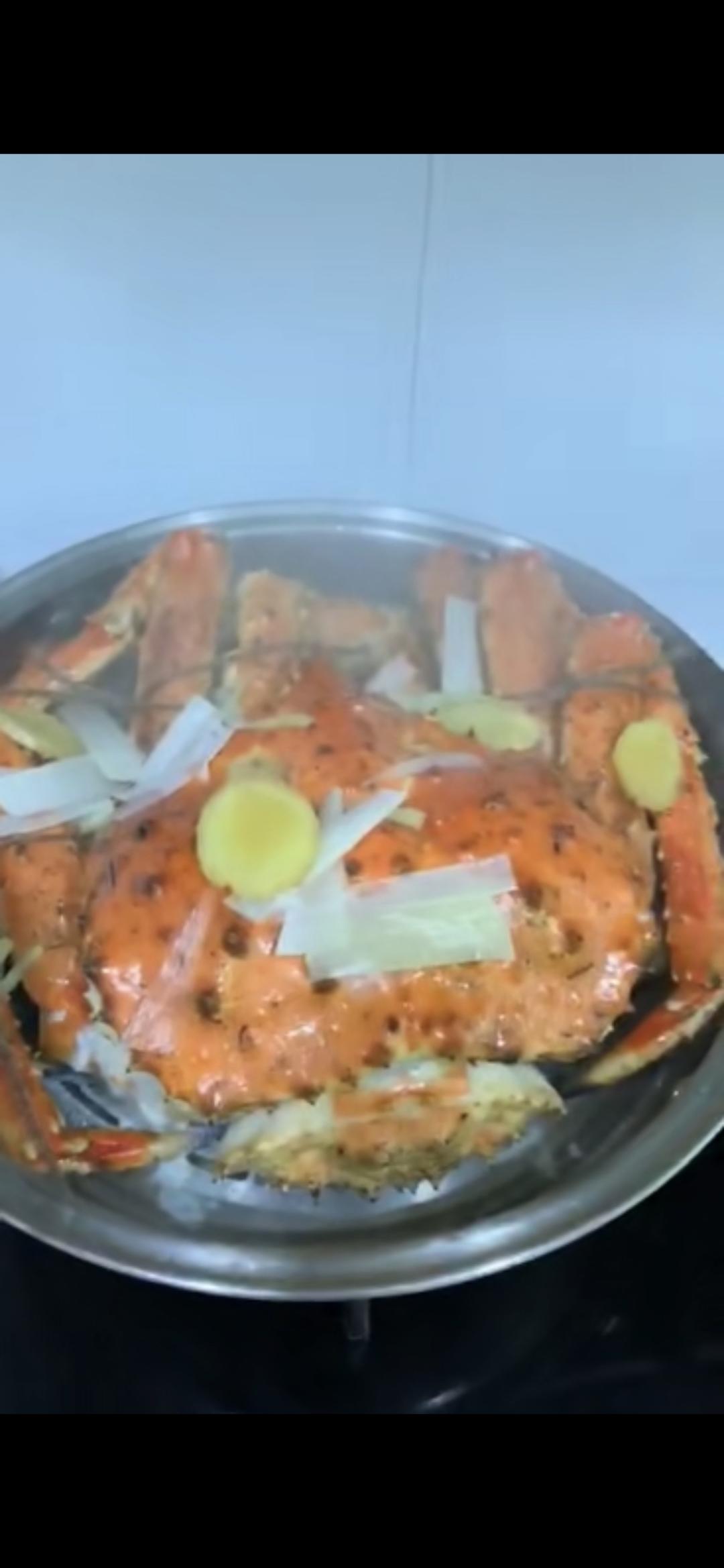 清蒸帝王蟹