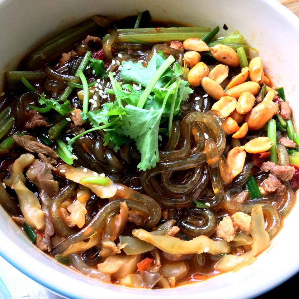 酸辣粉 Spicy &Sour Glass Noodles