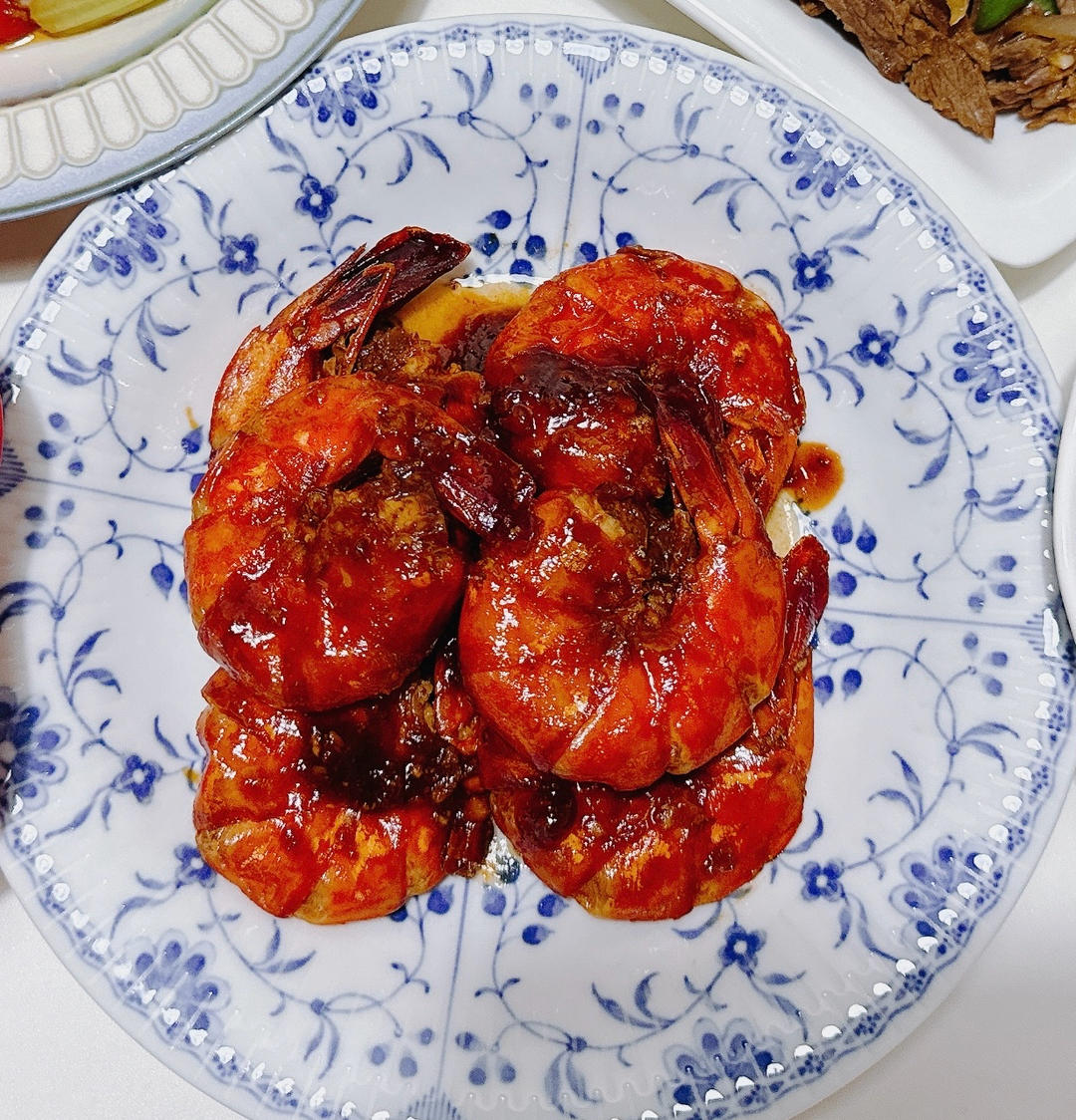 家庭版油焖大虾