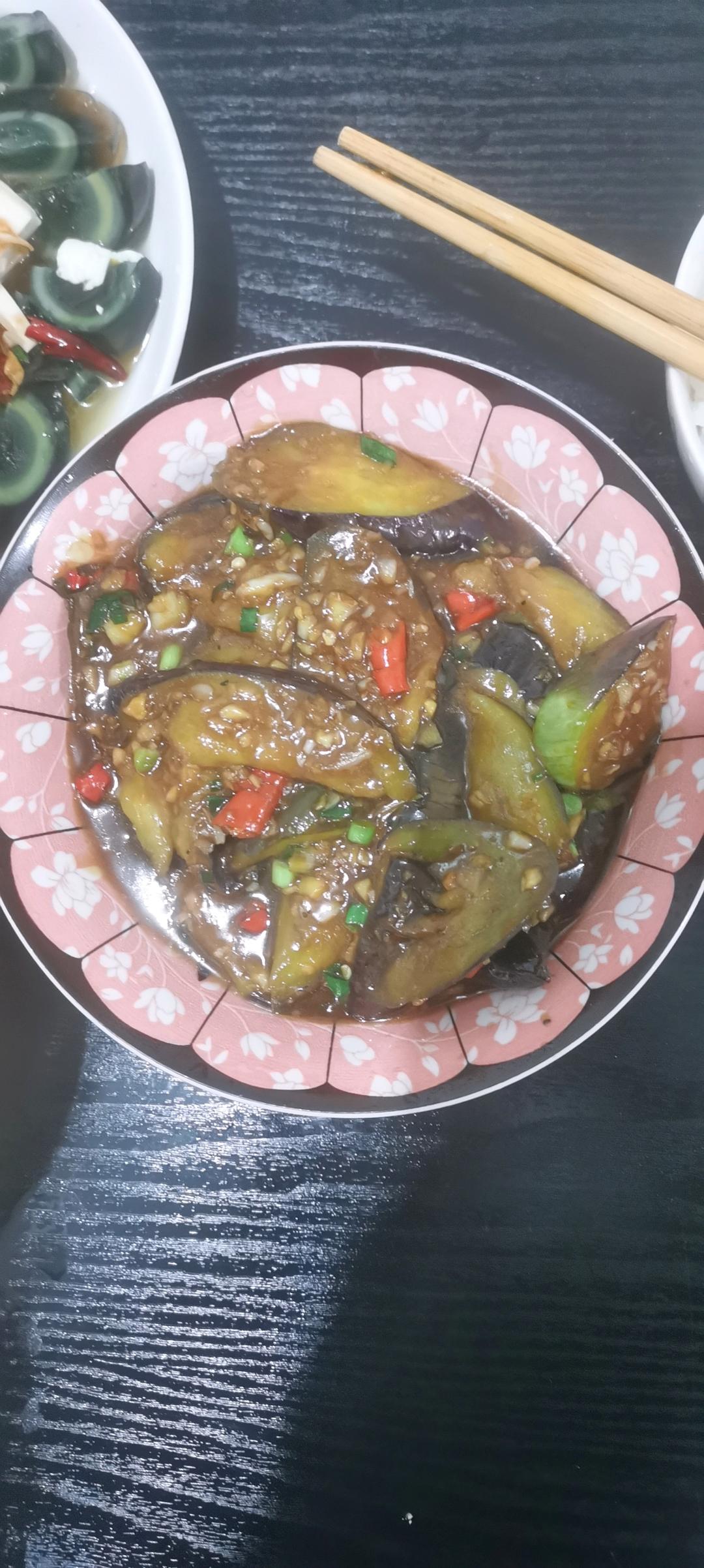 少油版家常烧茄子🍆～拌饭太香啦