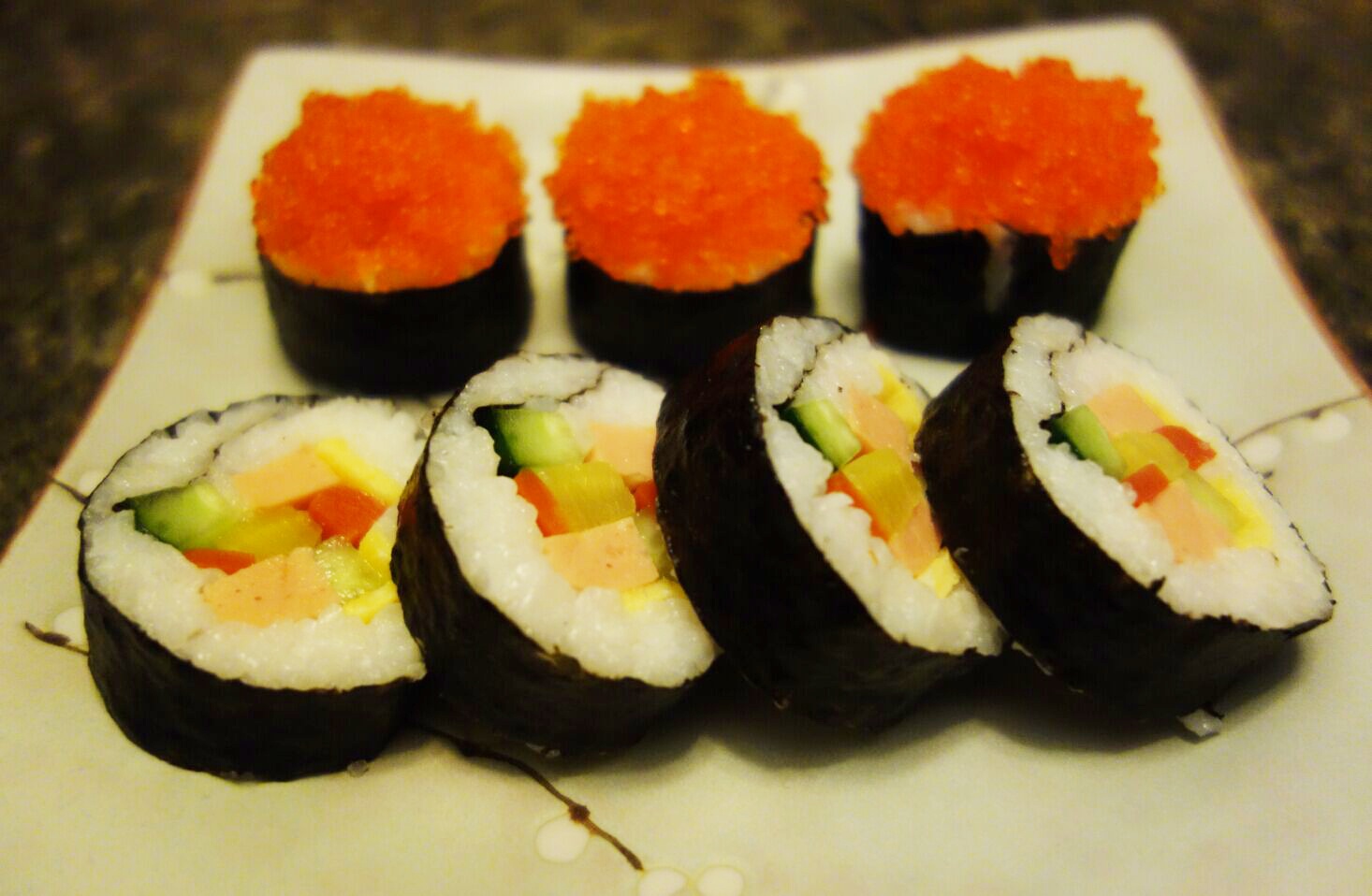 简单寿司/鸡蛋寿司/反转寿司/花样寿司/紫菜包饭