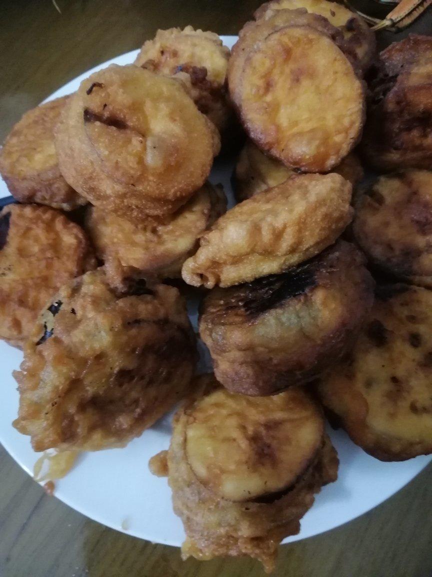 酥炸茄盒￨外酥里嫩