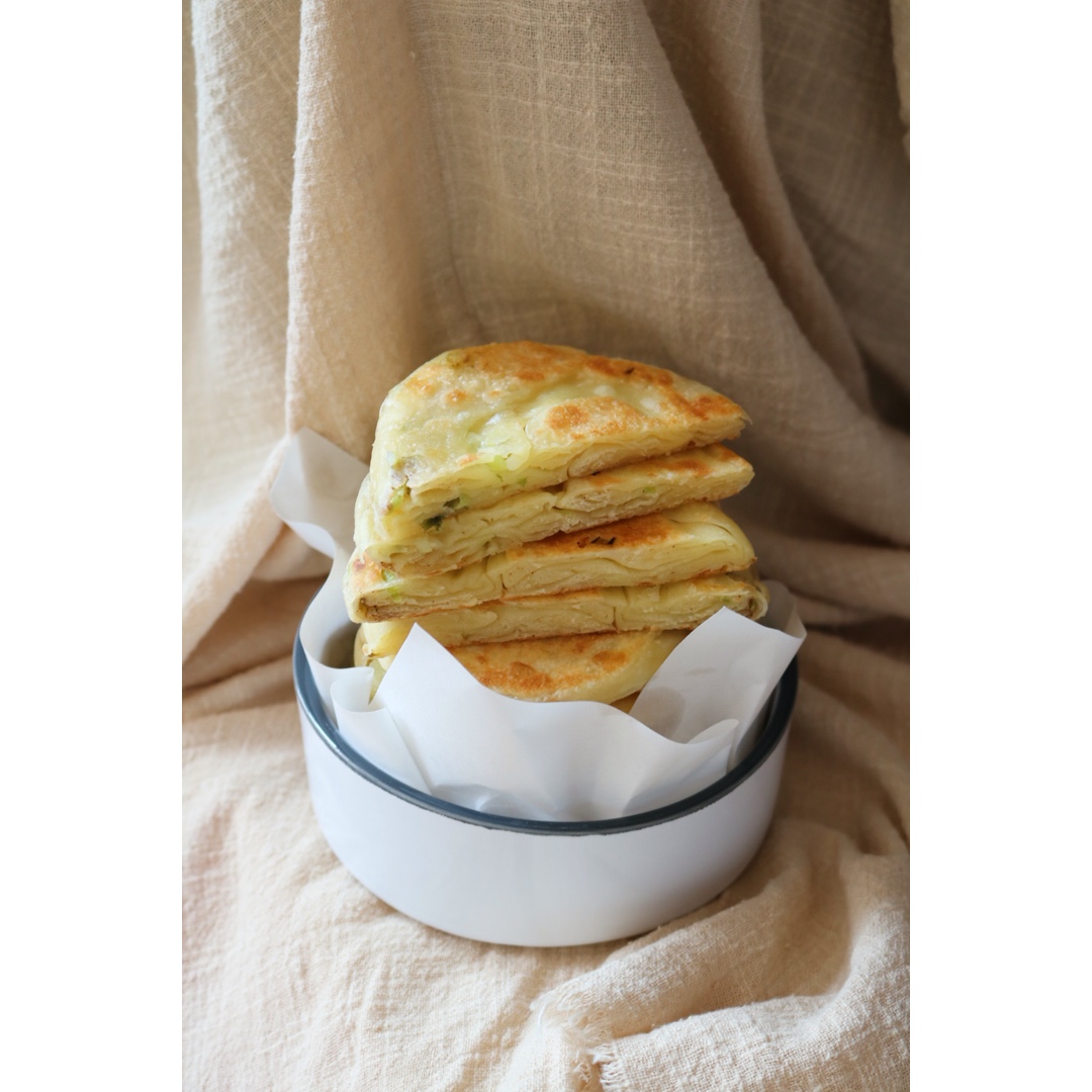 葱花油饼 Spring Onion Pancake