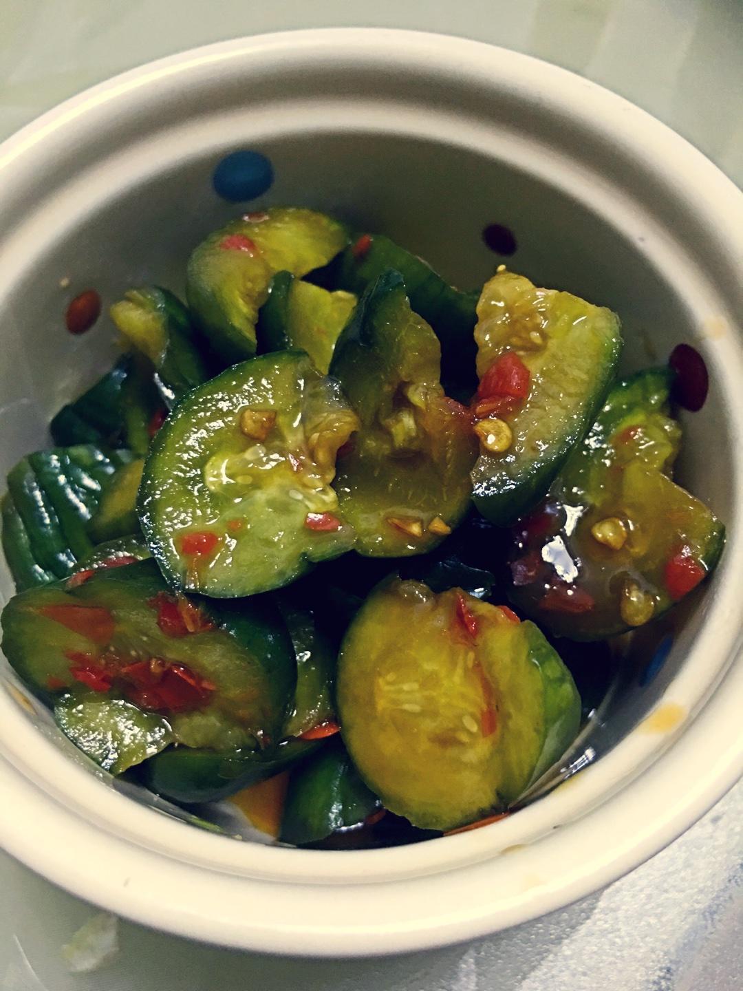 下饭小咸菜:酸甜小黄瓜的做法