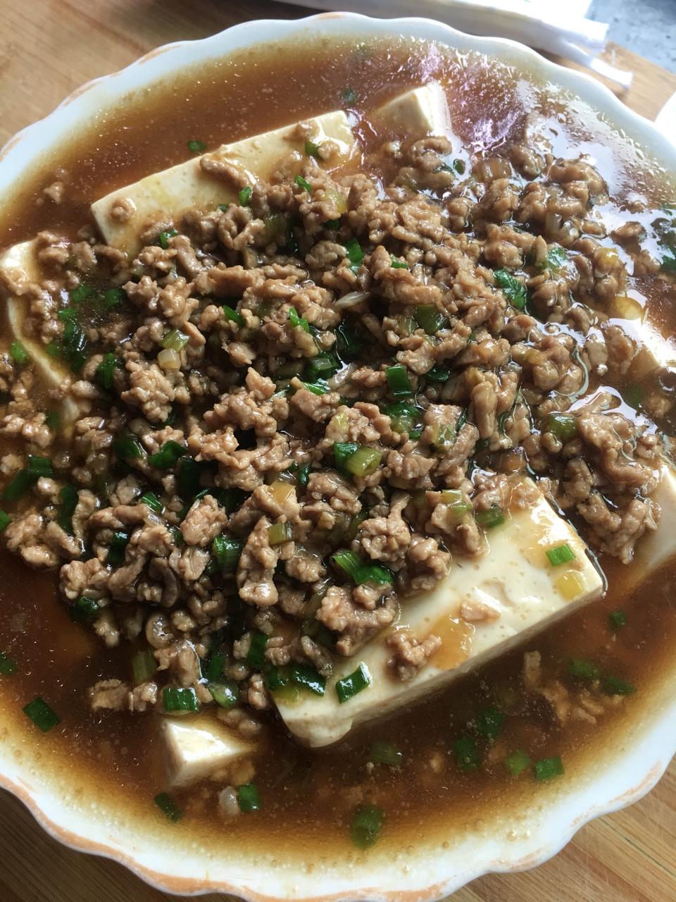 肉末蒸豆腐