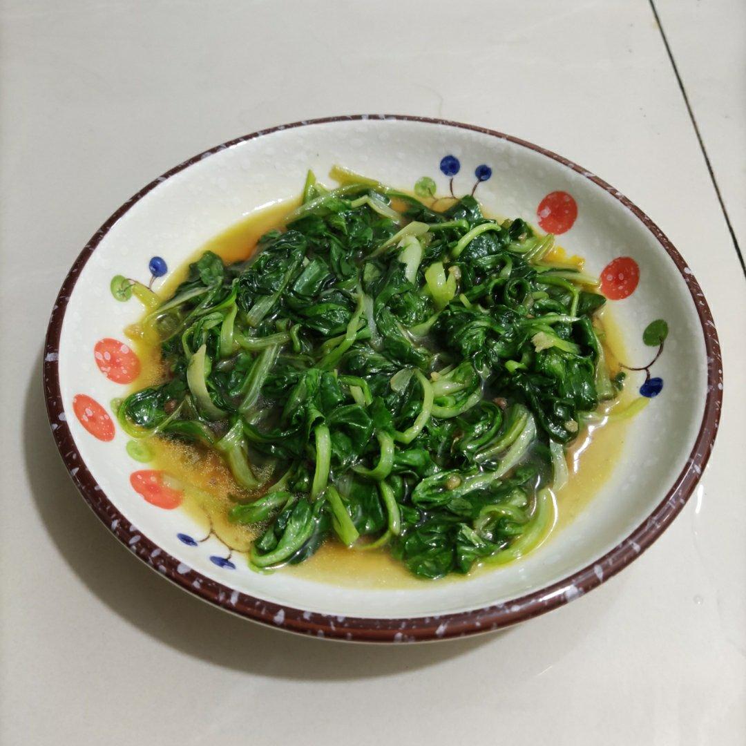 清炒鸡毛菜 清炒各种绿色