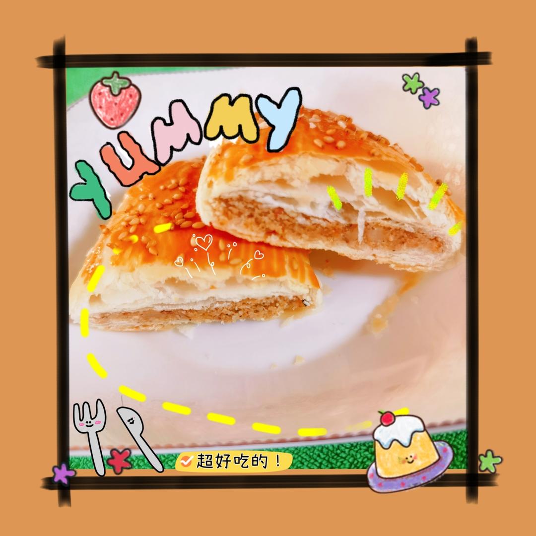 酥的掉渣椒盐牛舌饼