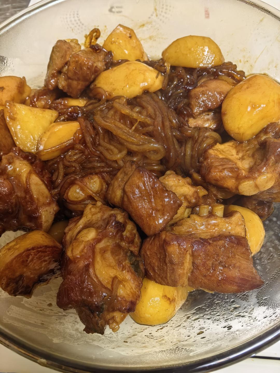 排骨土豆炖粉条