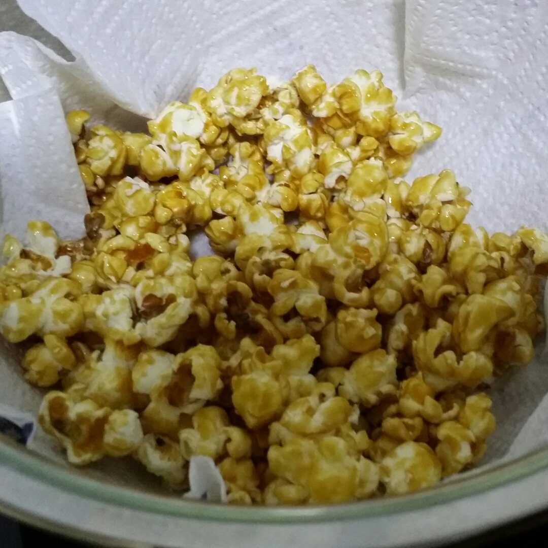 焦糖爆米花