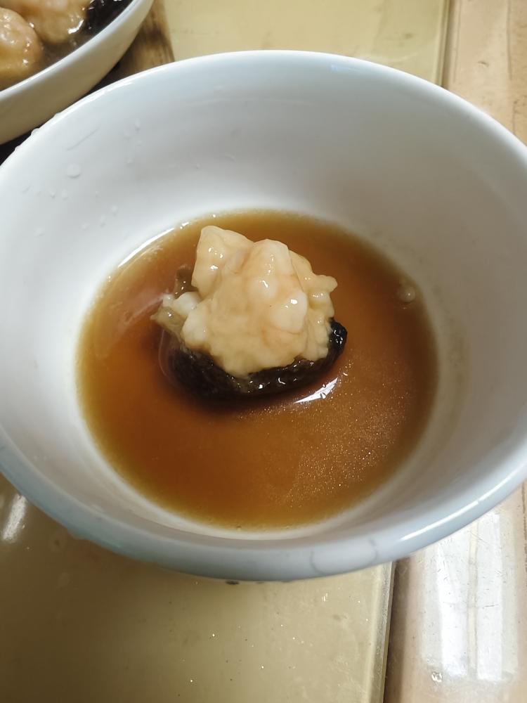 羊肚菌酿虾滑