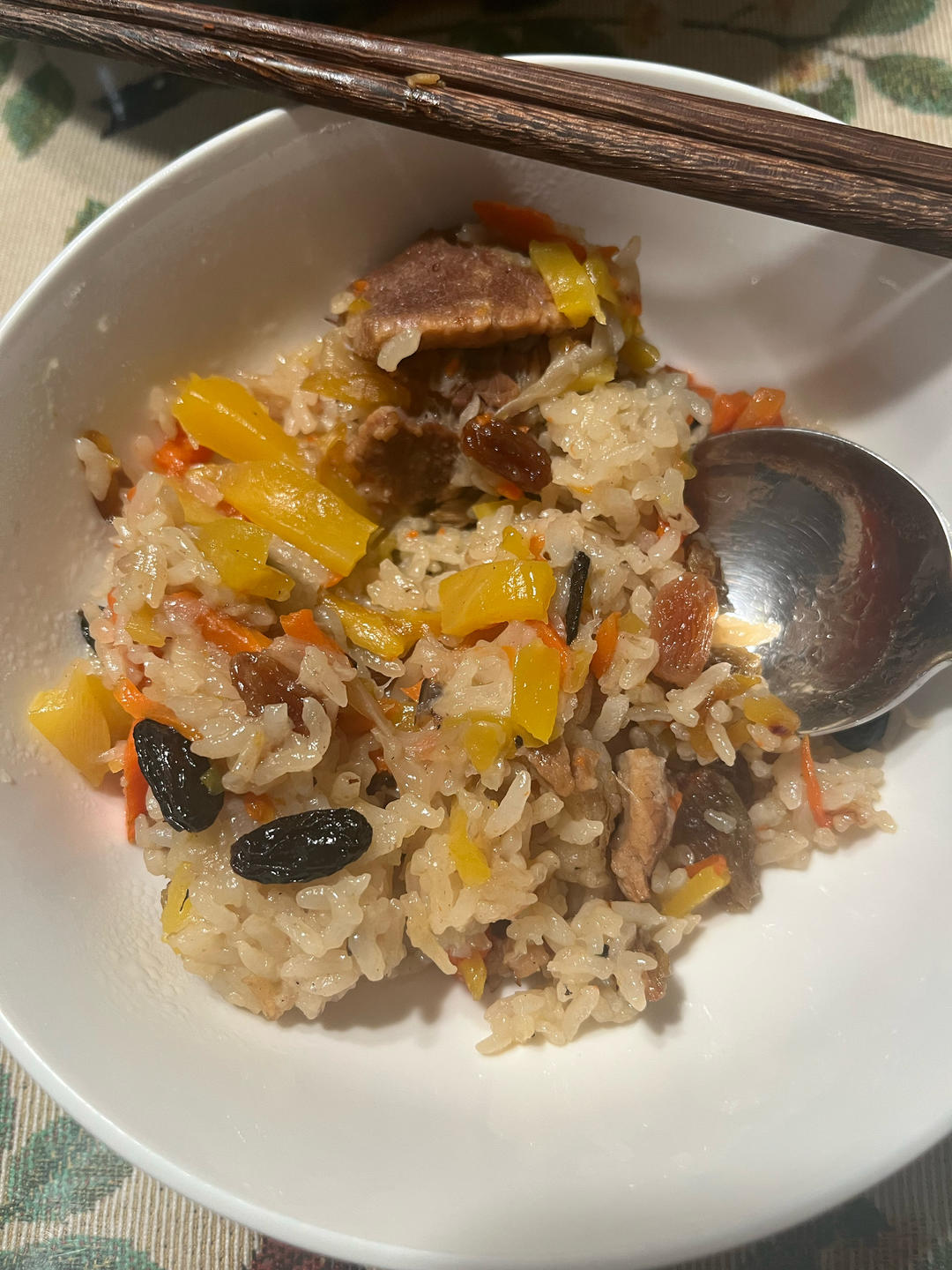 黄萝卜羊肉抓饭（电饭锅版）