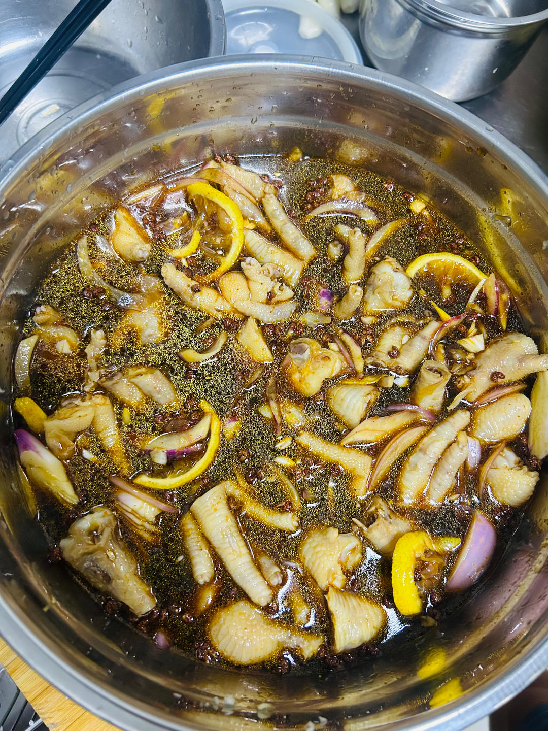 🍋柠檬百香果🌶️酸辣网红鸡爪