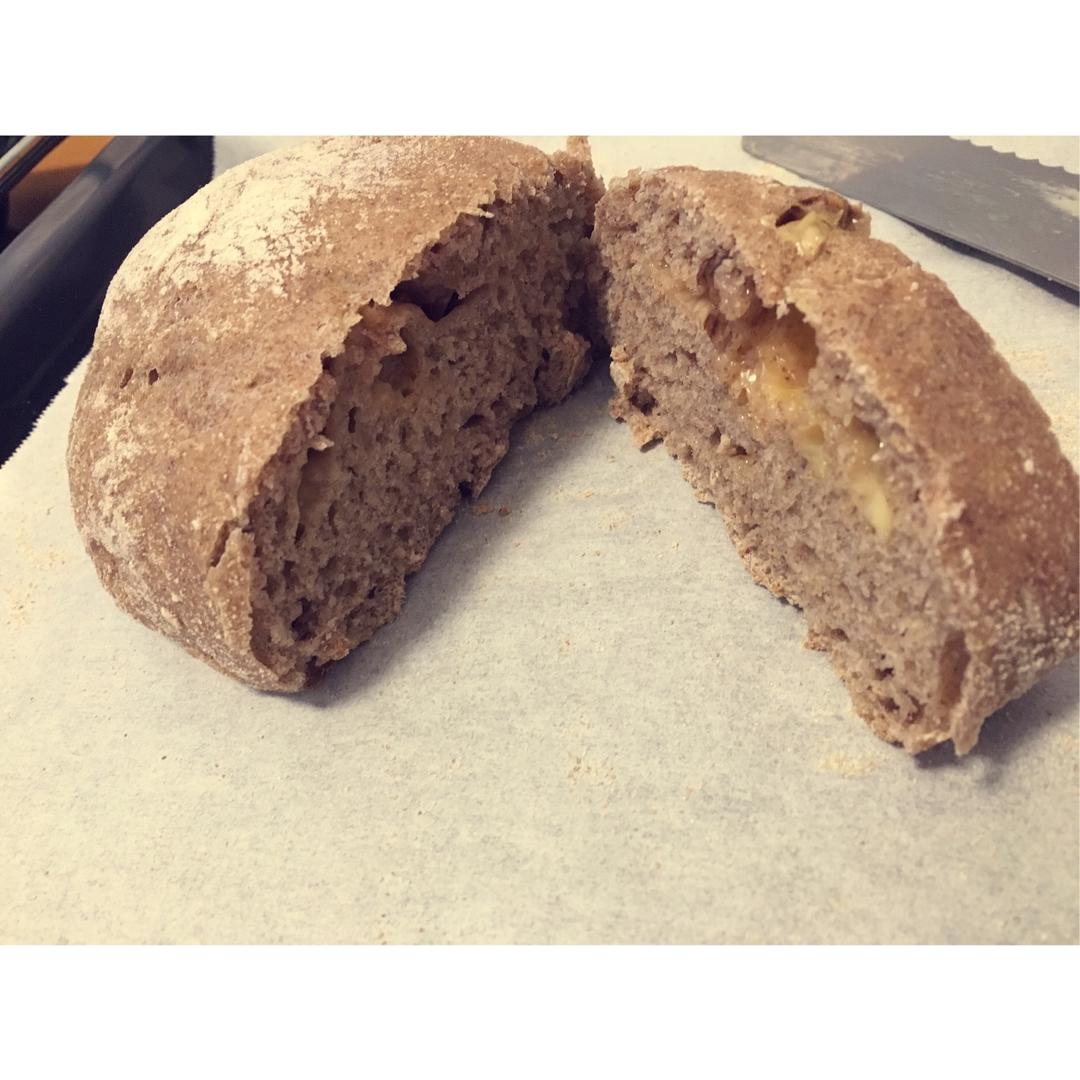 欧包/乡村面包-无油不用揉 No Knead Bread