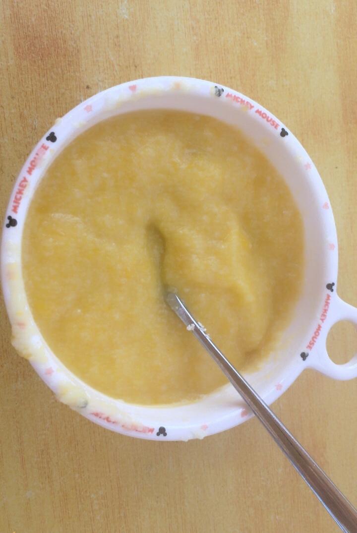 人心是会凉的做的南瓜米糊56个月宝宝辅食