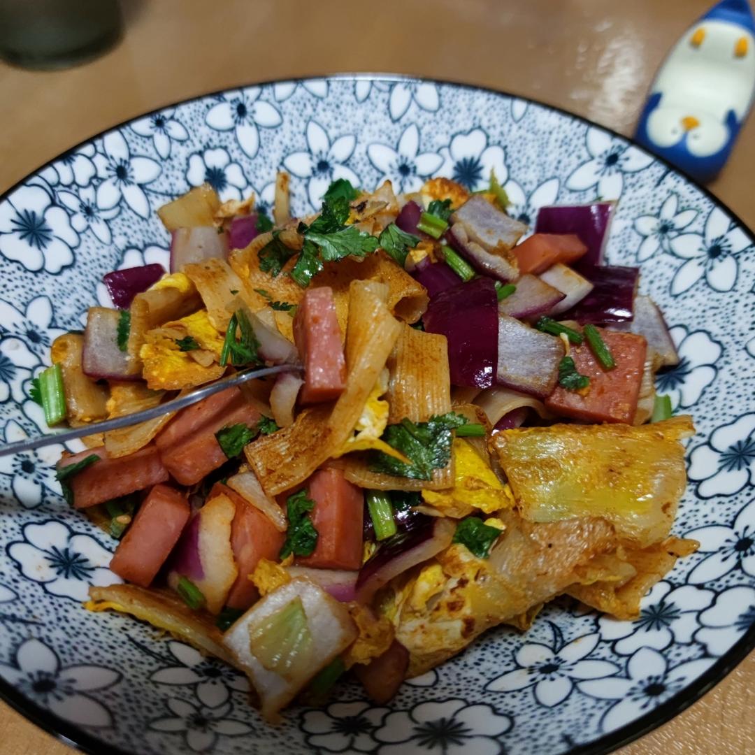 超级美味的东北烤冷面➕自制万能酱料【酱料是关键】