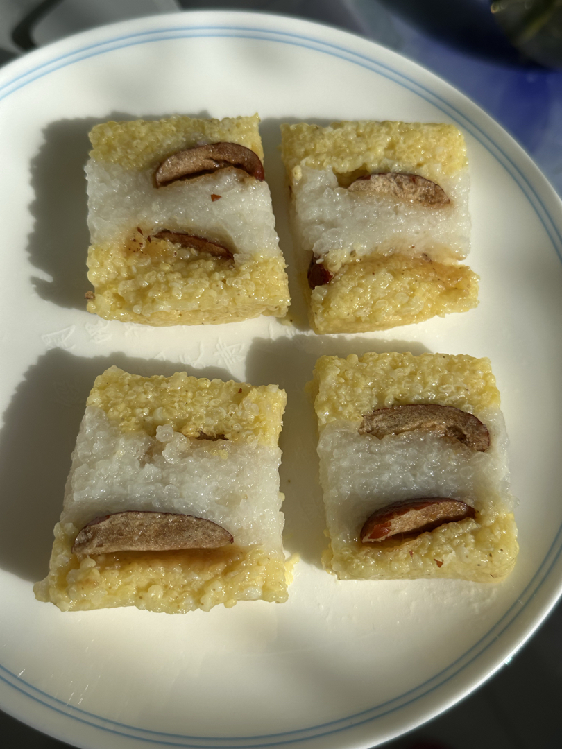 最最最简单版~西贝莜面村的黄米凉糕