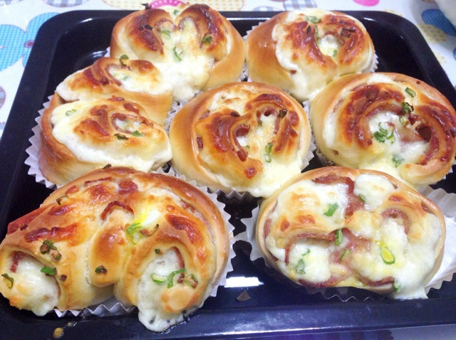 培根乳酪小面包