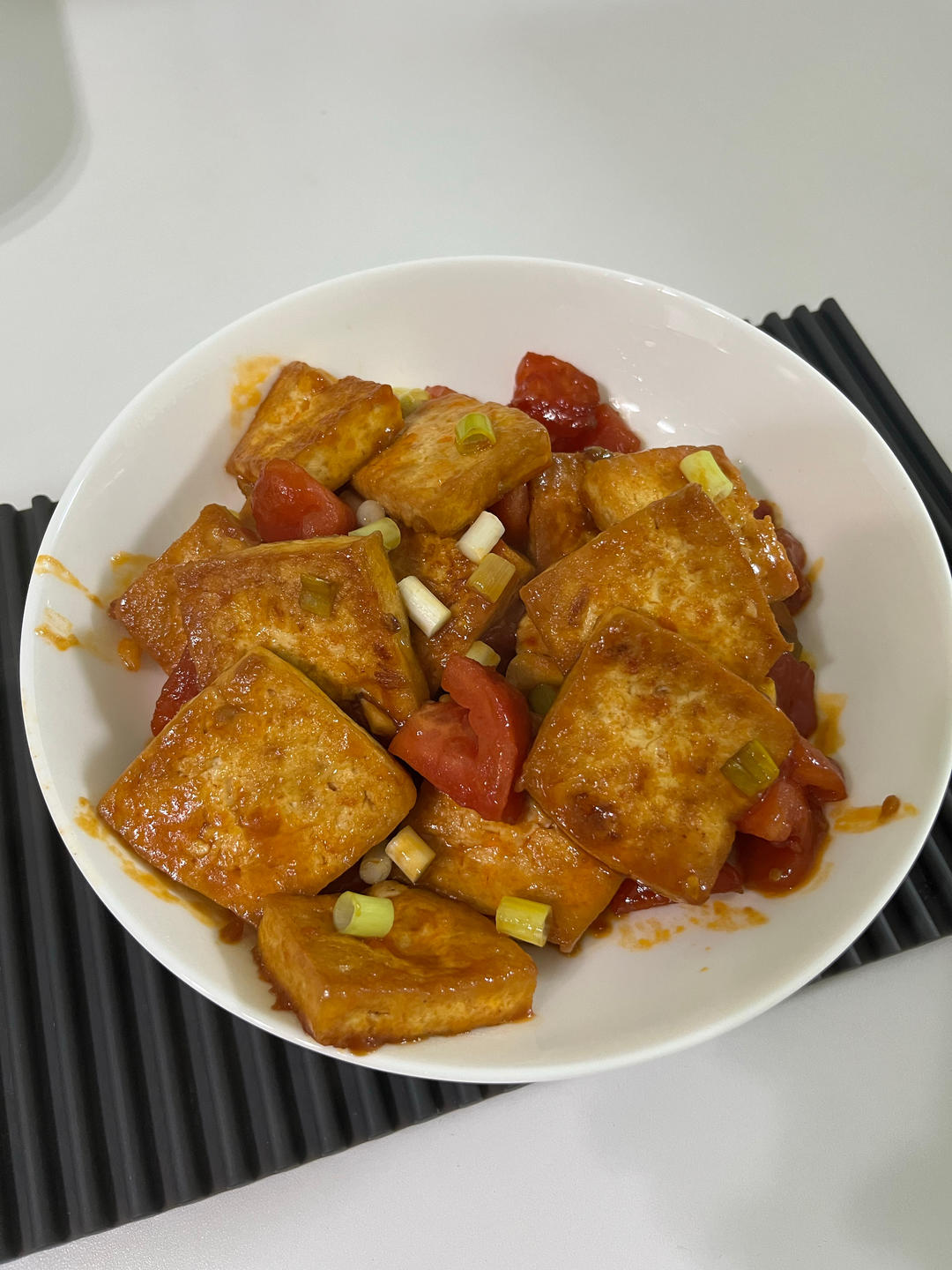 西红柿烧豆腐