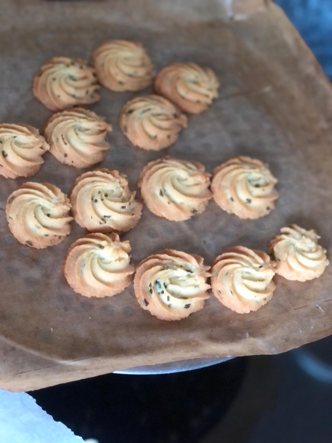 香酥又好挤的香葱曲奇